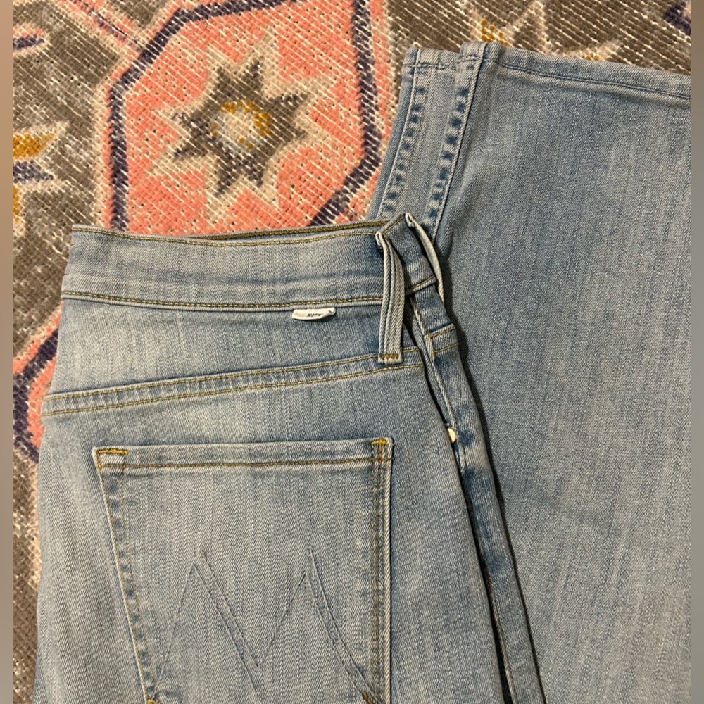 MOTHER the tomcat ankle jeans